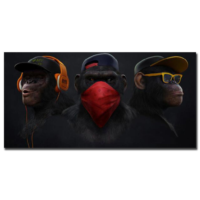 Buy Art Prints: Three Monkey Wall Art