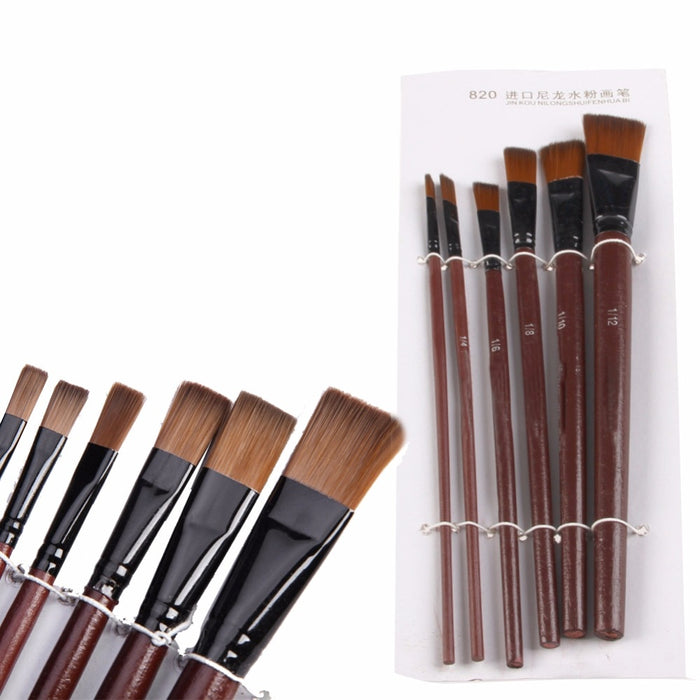 Buy Paintbrush: 1 Set/6 Pcs Artist Brushes for Acrylic Oil Paintings