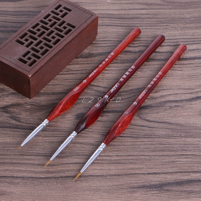 Buy Paintbrush: 3Pcs Miniature Paint Brushes