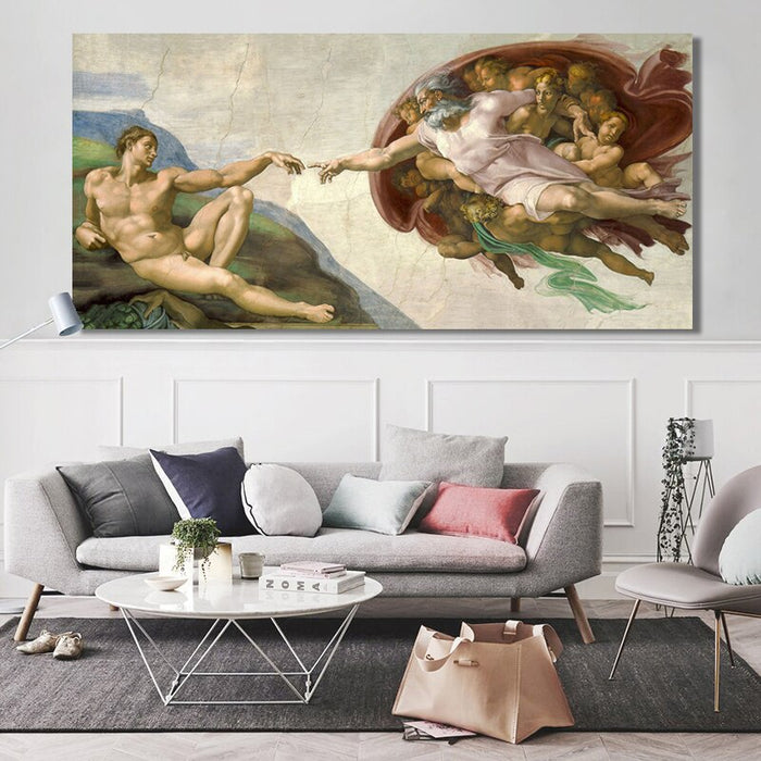 Buy Art Prints: Sistine Chapel Ceiling Fresco of Michelangelo