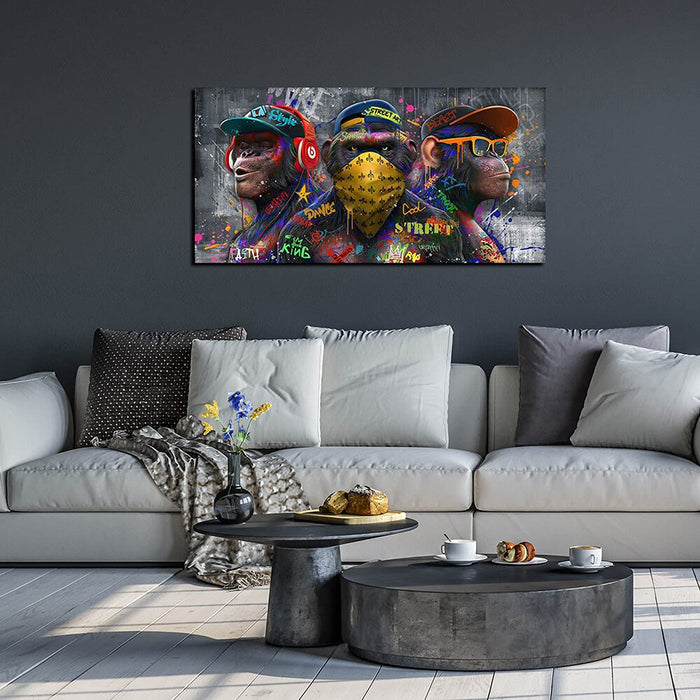 Buy Art Prints: Three Monkey Wall Art