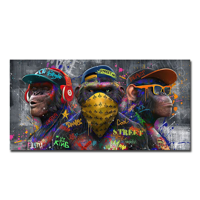 Buy Art Prints: Three Monkey Wall Art