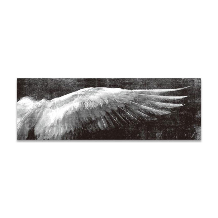 Buy Art Prints: Nordic Decorative White Angel Wings Vintage Wall Art