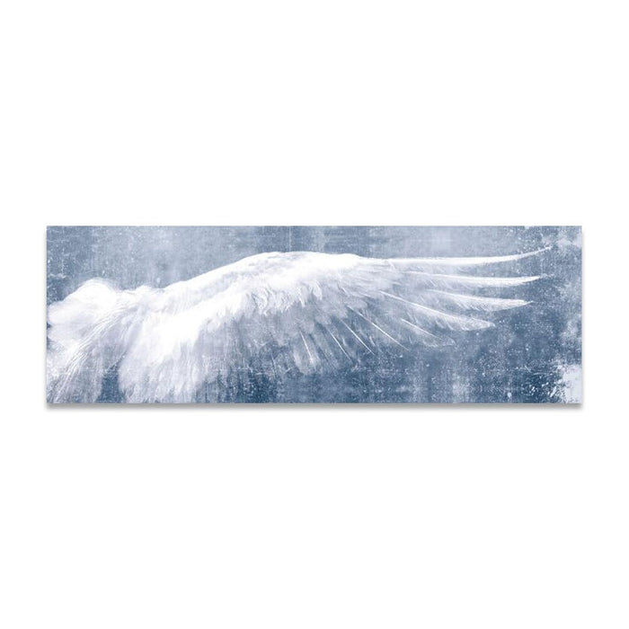 Buy Art Prints: Nordic Decorative White Angel Wings Vintage Wall Art