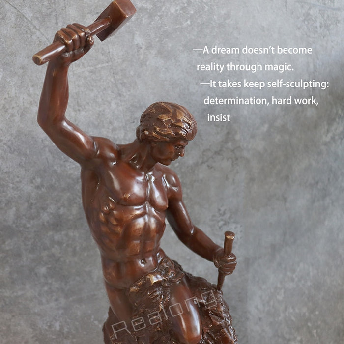 BronzeMaster - The Self Made Man Statue