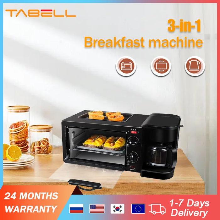 Buy Oven: 3 in 1: Breadmaker + Toaster + Hot Dog Machine