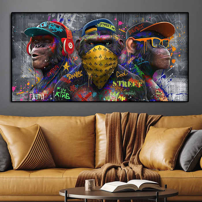 Buy Art Prints: Three Monkey Wall Art