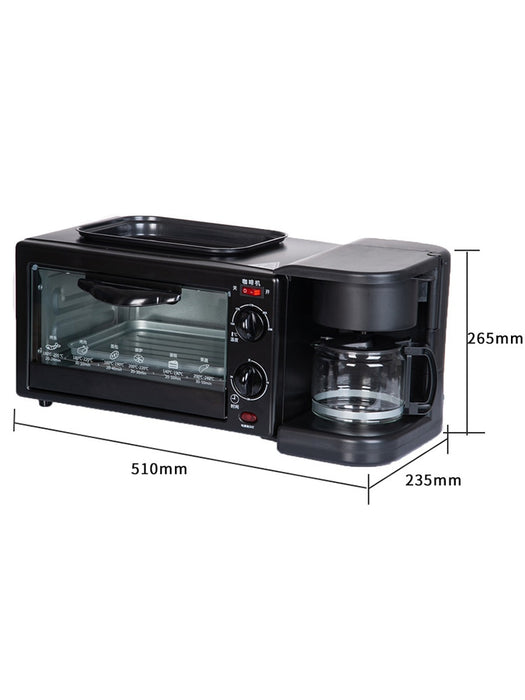 Buy Oven: 3 in 1 Breakfast Machine: Coffee Maker, Toaster, Hot Dog Machine